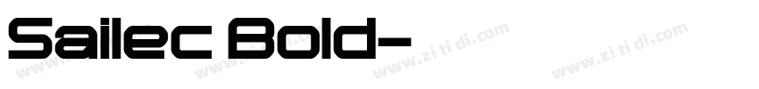 Sailec Bold字体转换